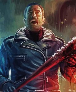 Negan Art Paint By Numbers