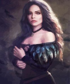 Witch Yennefer Paint By Numbers