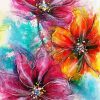 Abstract Flowers Paint By Numbers