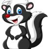 Adorable Skunk Paint By Numbers