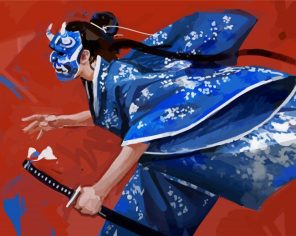 Aikido Fighter Paint By Numbers