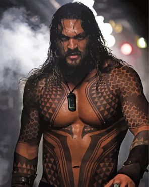 Aquaman Film Paint By Numbers