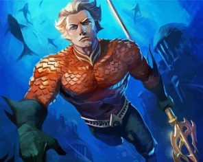 Artistic Aquaman Paint By Numbers