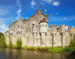 Belguim Castle Paint By Numbers