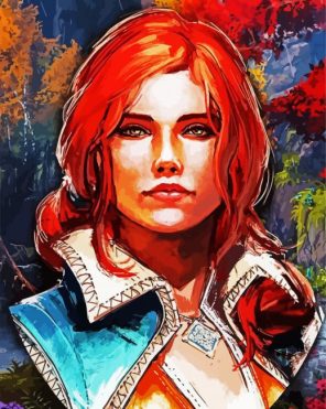 Aesthetic Triss Merigold Paint By Numbers