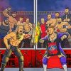 Aesthetic Wrestlers Paint By Numbers