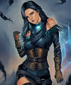 Yennefer Character Paint By Numbers