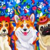 Cute Dogs Paint By Numbers