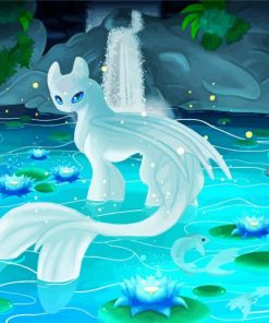 Adorable Light Fury Paint By Numbers