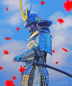 Artistic Samurai Paint By Numbers