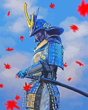 Artistic Samurai Paint By Numbers