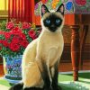 Aesthetic Siamese Cat Paint By Numbers