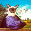 Artful Siamese Kitty Paint By Numbers