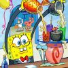 Spongbob Cartoon Paint By Numbers