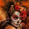 Skull Woman Paint By Numbers