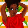 Artistic Afro Girl Paint By Numbers