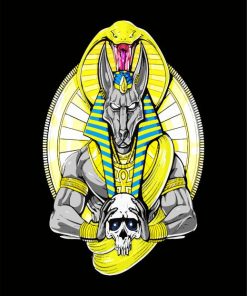 Goden Anubis Paint By Numbers