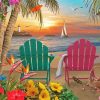 Seaside Chairs Paint By Numbers