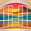 Window Beach Paint By Numbers