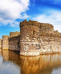 Beaumaris Castle Paint By Numbers