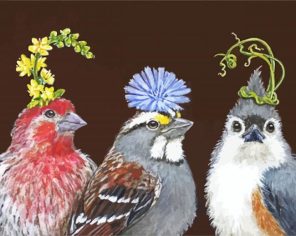 Graceful Birds Paint By Numbers