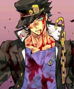 Bloody Jotaro Paint By Numbers