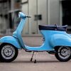 Blue Scooter Paint By Numbers