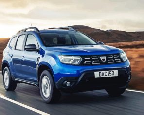 Blue Dacia Paint By Numbers