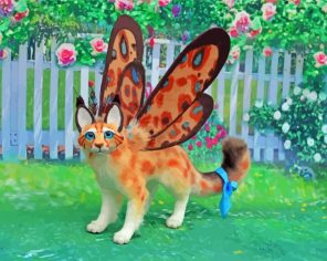 Butterfly Kitty Paint By Numbers