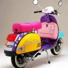 Colorful Scooter Paint By Numbers