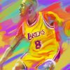 Abstract Kobe Paint By Numbers