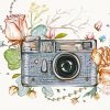 Retro Camera Paint By Numbers