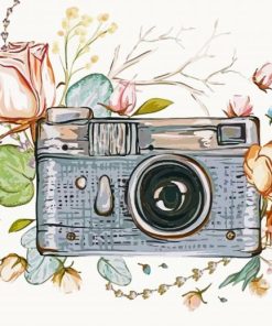 Retro Camera Paint By Numbers