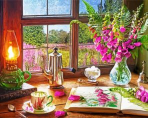 Floral Morning Paint By Number