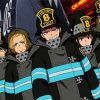 Fire Force Characters Paint By Numbers