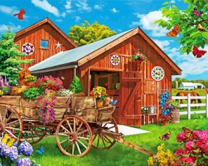 Floral Farm Paint By Numbers