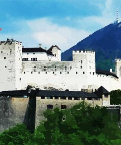 Fortress Hohensalzburg Paint By Numbers