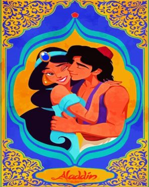 Aladdin Lover Paint By Numbers