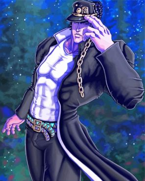 Jotaro Kujo Adventure Paint By Numbers