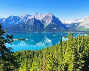Kananaskis Lake Paint By Numbers