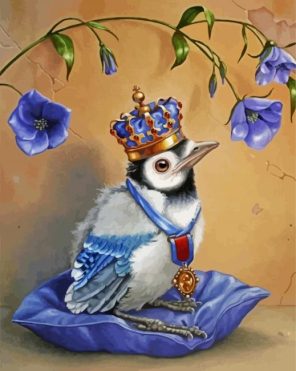 Royal Bird Paint By Numbers