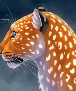 Lighitng Leopard Paint By Numbers