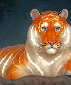 Lighitng Tiger Paint By Numbers