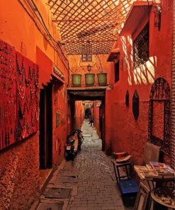 Moroccan Street Paint By Numbers