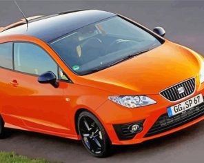 Ibiza Orange Car Paint By Numbers