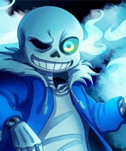 Sans Undertale Paint By Numbers