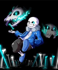 Sans Undertale Game Paint By Numbers