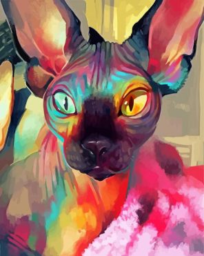 Colorful Sphynx Paint By Numbers