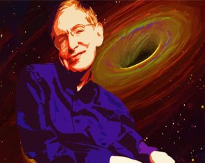 Stephen Hawking Art Paint By Numbers