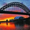 Aesthetic Tyne Bridge Paint By Numbers